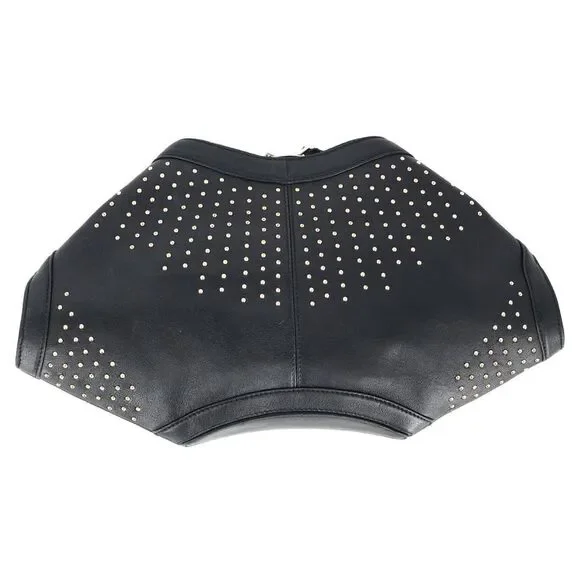 Alexander McQueen Manta Clutch in Black Leather - Picture 4 of 10